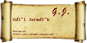 Gál Jermák névjegykártya
